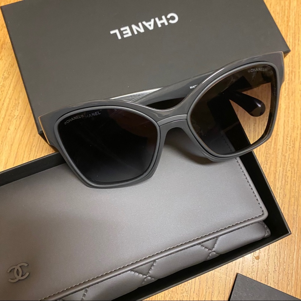 chanel women butterfly sunglasses